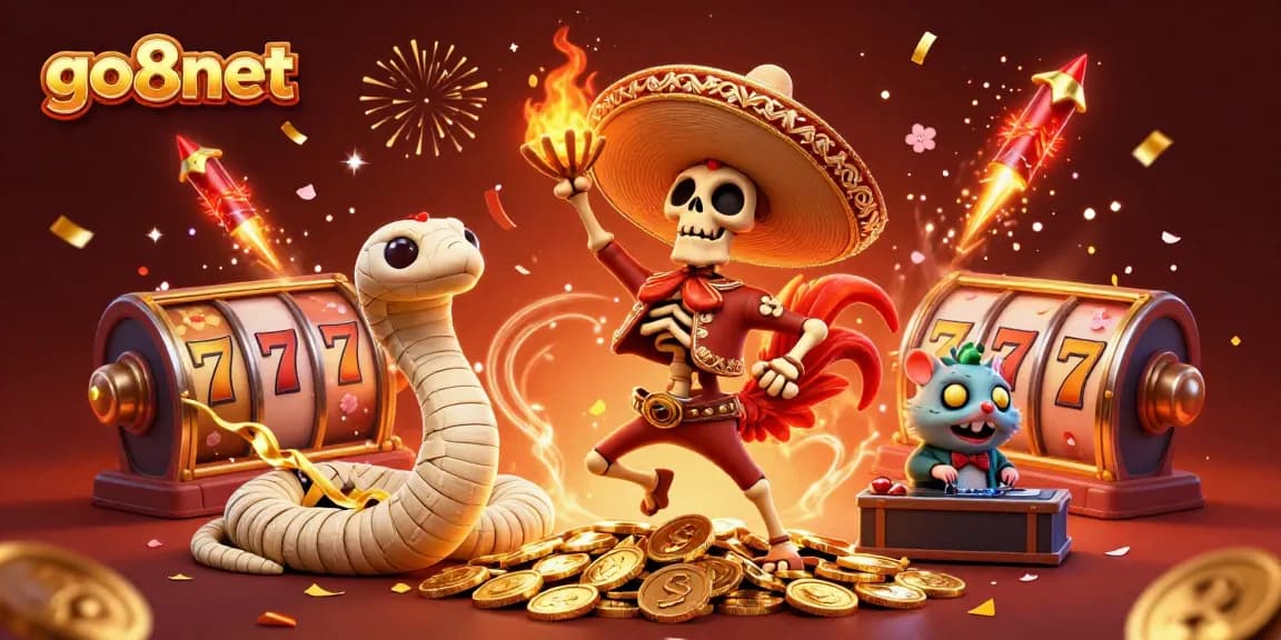 Celebrate big wins at go8net with exciting 3D casino characters and dynamic gaming action.