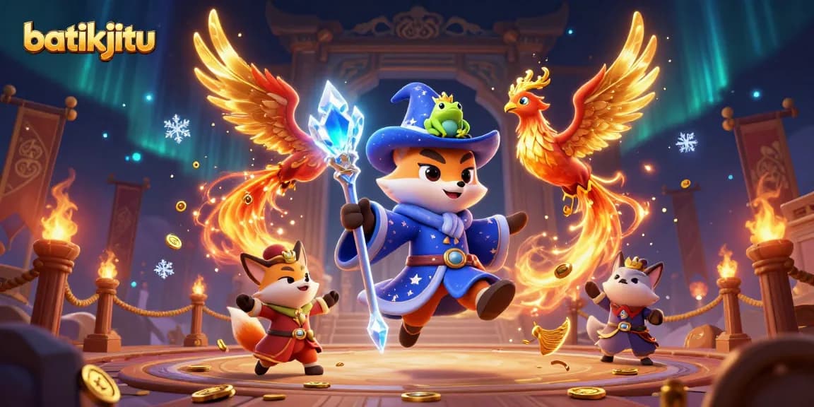 Bermain di batikjitu, agen game online terpercaya dengan desain kasino magis dan elemen keberuntungan.