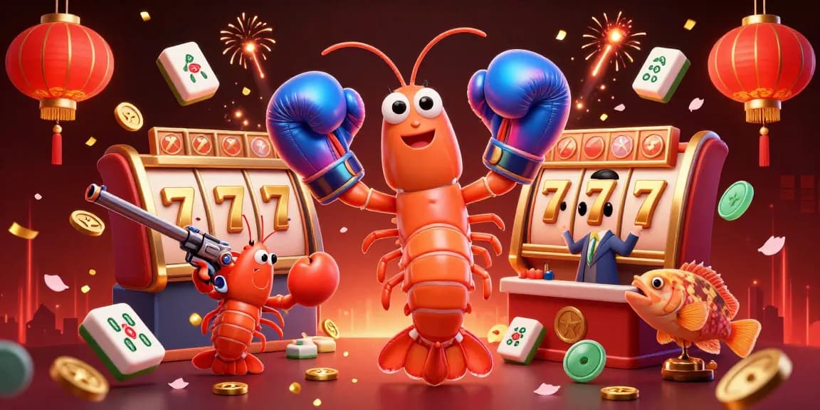 Engage in thrilling gameplay at xn88 with vibrant casino action illustrated through a mantis shrimp and friends.