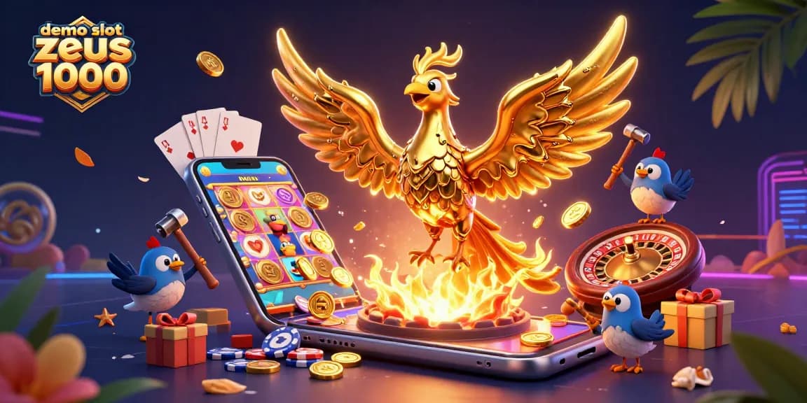Experience the excitement of demo slot zeus 1000 with golden phoenix and dynamic gaming elements.