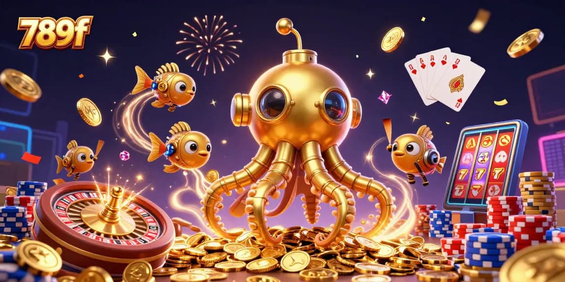 Immerse in thrilling gameplay with 789f, featuring vibrant characters and casino elements.