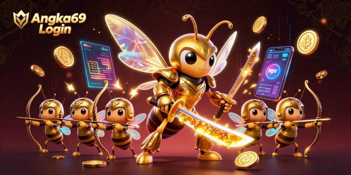 Engage with Angka69 Login for high-octane casino thrills amidst vibrant cryptocurrency visuals.