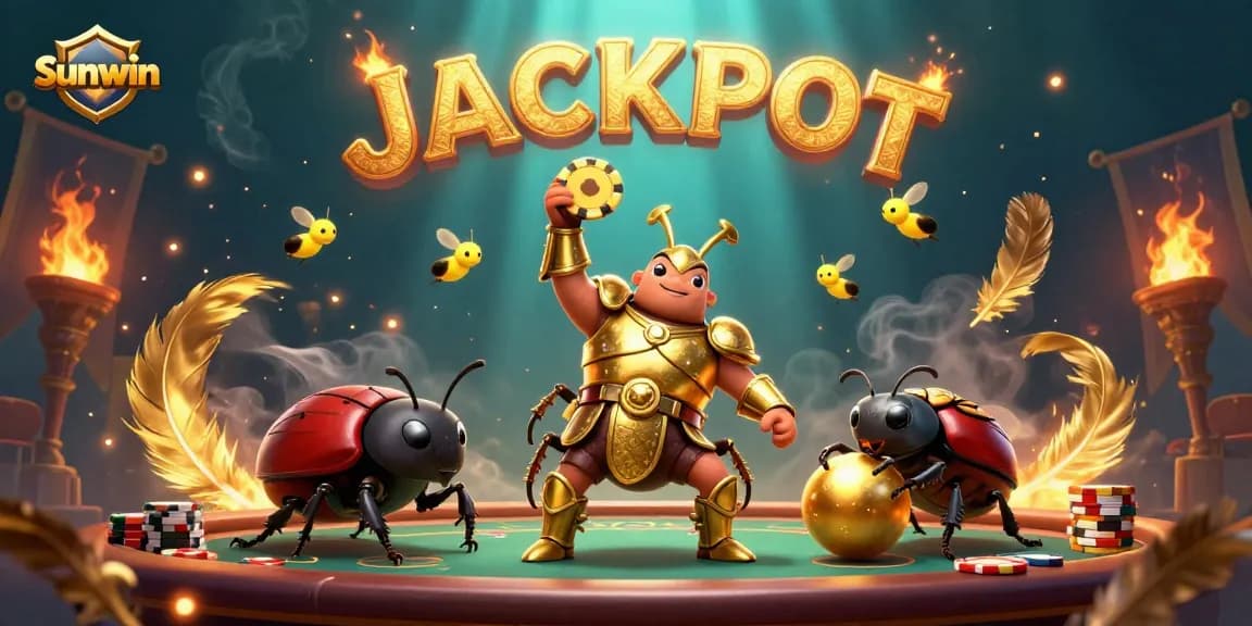 Join the Sunwin adventure in this dynamic poker victory scene filled with action and excitement.