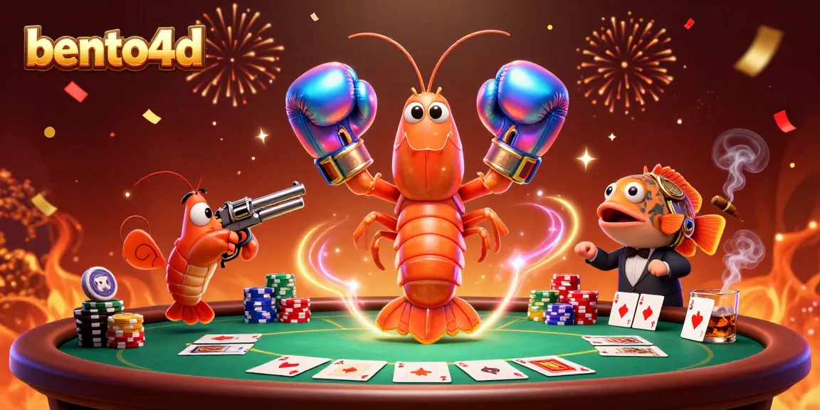 Berinteraksi dengan bento4d melalui ilustrasi poker yang hidup ini dengan karakter dan elemen dinamis.