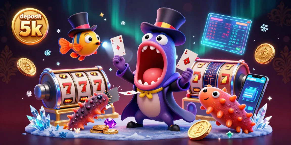 Experience the thrill of the casino with a vibrant deposit 5k scene featuring magical characters and dazzling rewards.