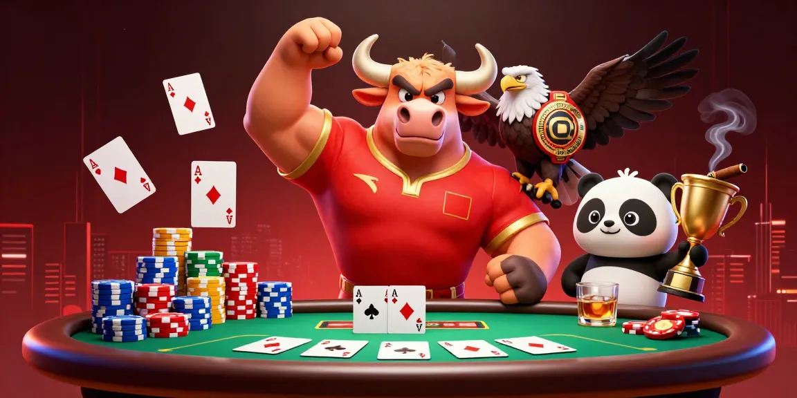78WIN showcases a victory celebration scene with dynamic casino elements, engaging characters, and colorful poker components.