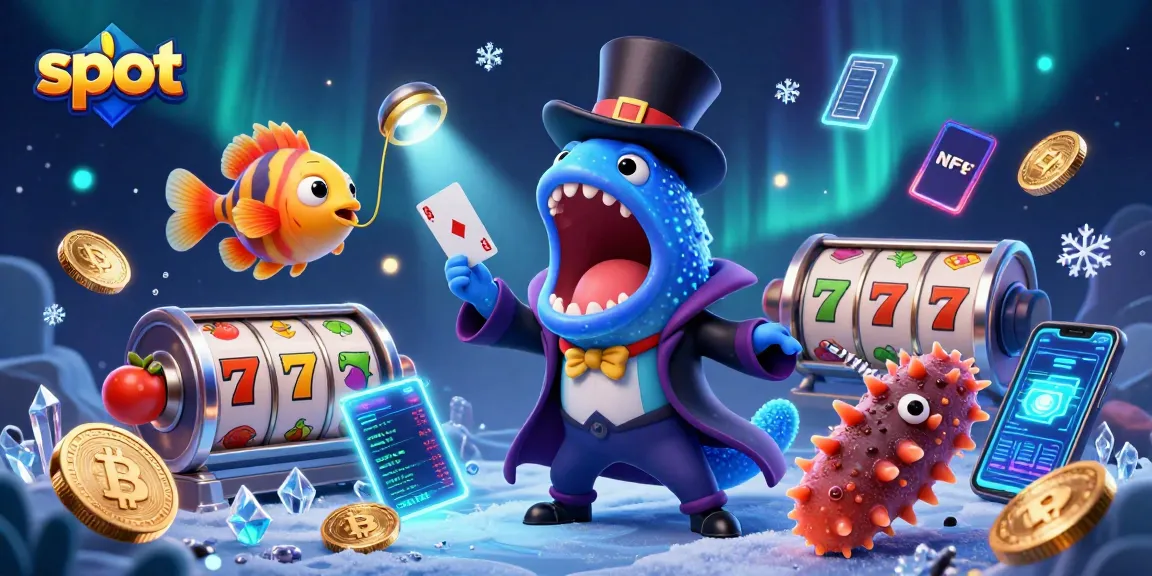 Spin the slot reels with a magical underwater scene showcasing vibrant characters and exciting gambling elements.
