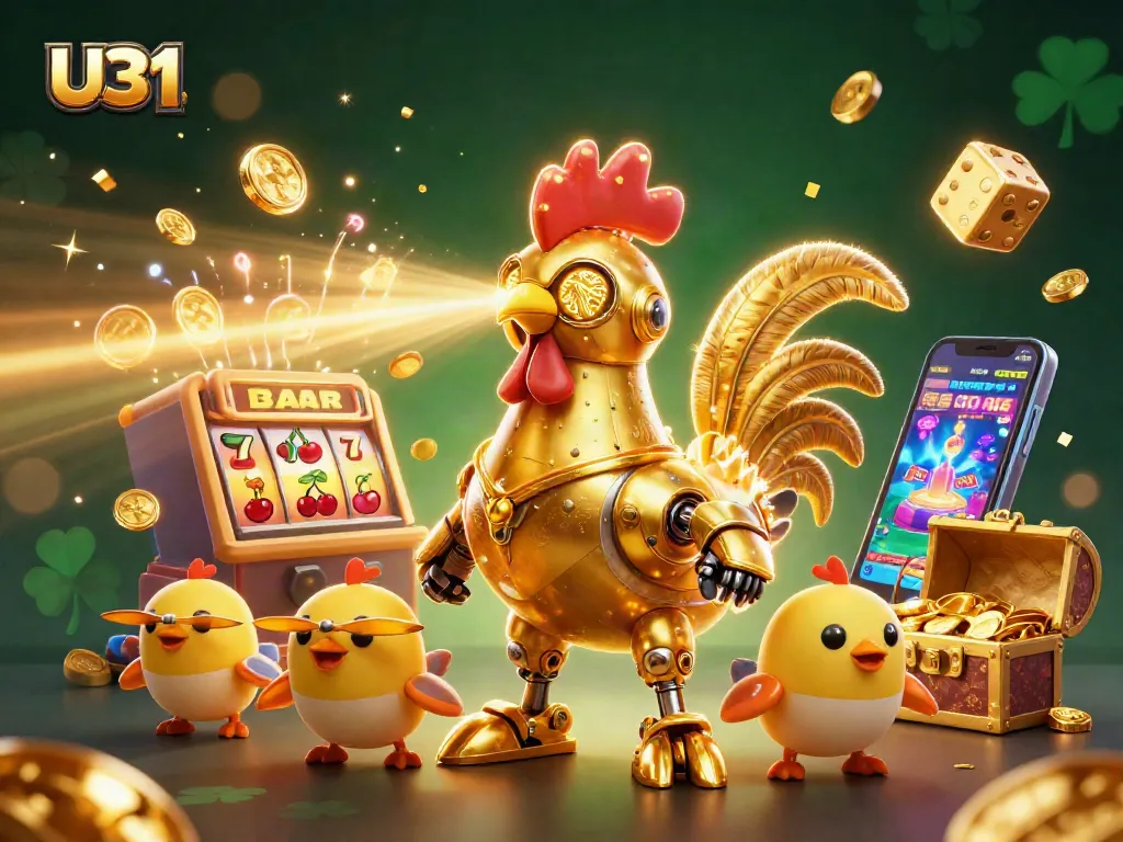 Engage with U31's vibrant casino adventures featuring dynamic slot machines and fun characters.