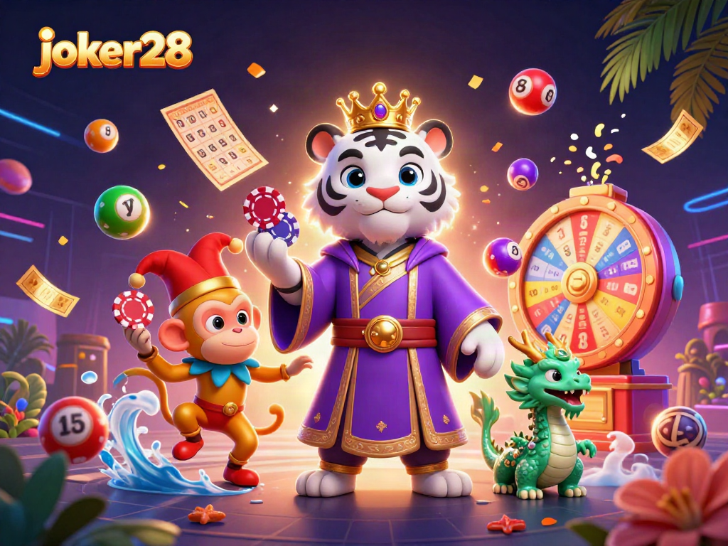 Menang besar dengan joker28 melalui ilustrasi kasino 3D yang menakjubkan dan penuh warna.