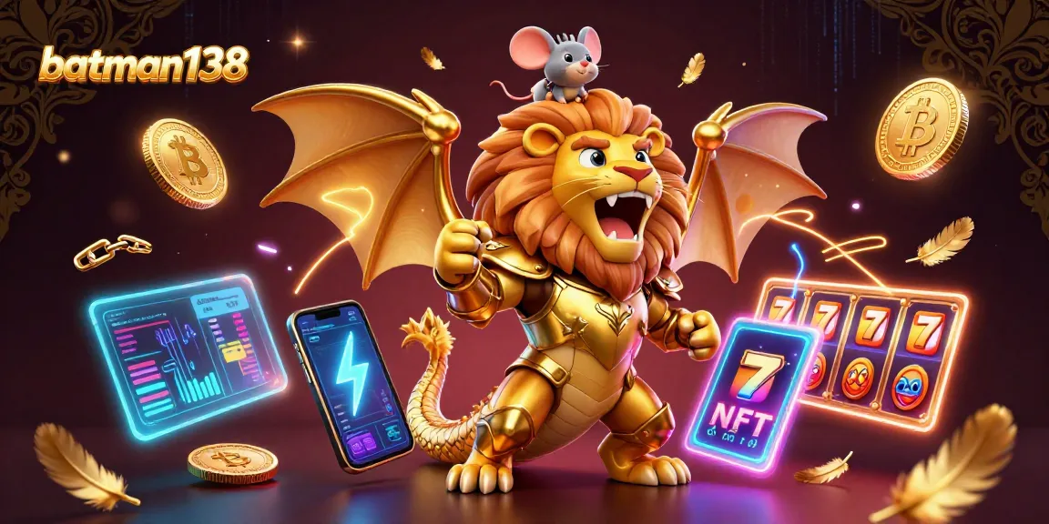 Menangkan jackpot di batman138 dengan chimera bercahaya dan elemen kripto menarik.