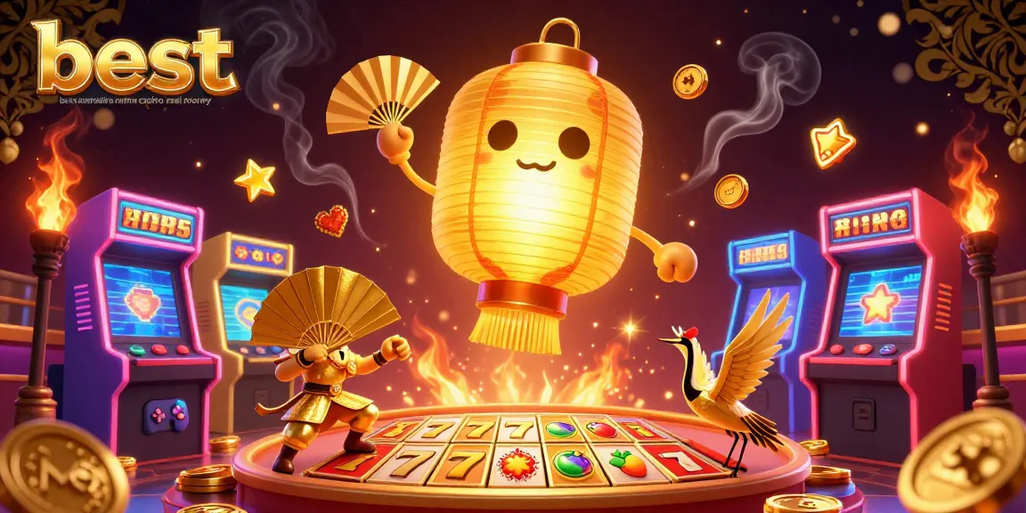 Play at the best australian online casino real money with vibrant scenes of golden legends and exciting games.