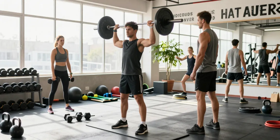 Dynamic fitness scene at Astera Steroid Shop gym showcasing weight training and community support.