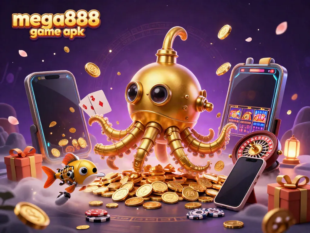 Experience thrilling gameplay with the mega888 game apk, showcasing vibrant casino elements and captivating characters.