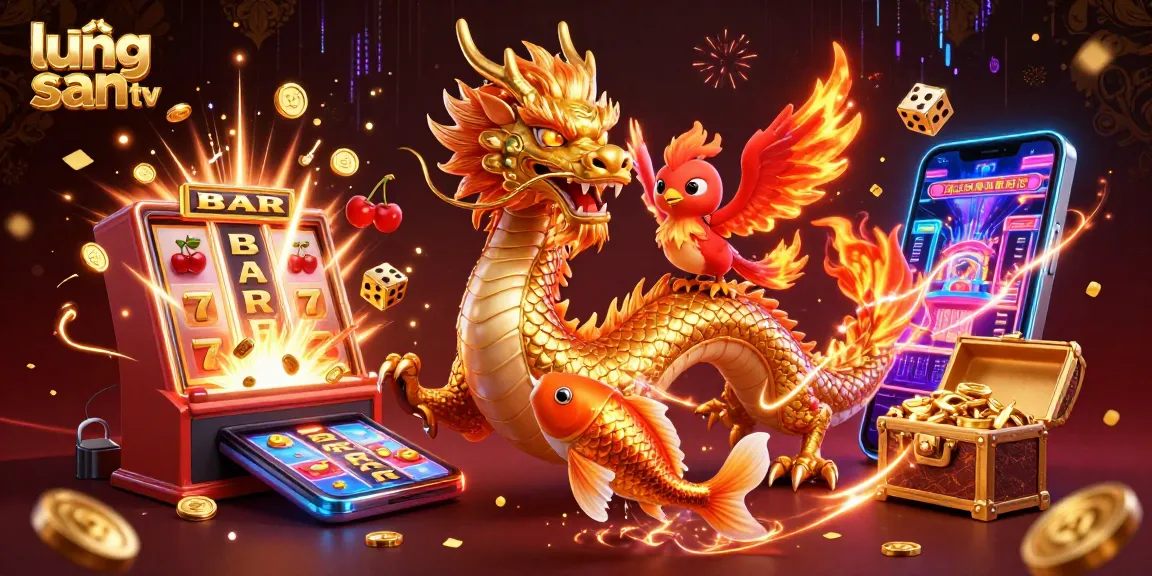 lương sơn tv showcases thrilling gaming adventures with a fierce dragon, phoenix, and lucky koi fish