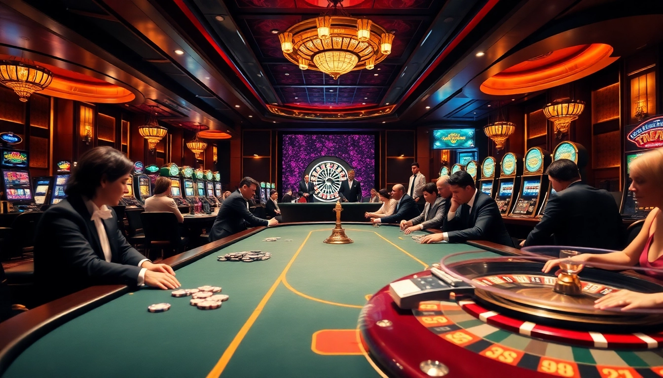 Indulge in the excitement of casino gaming at https://ecogreenbuilders.in/contact/ showcasing poker tables and roulette wheels.