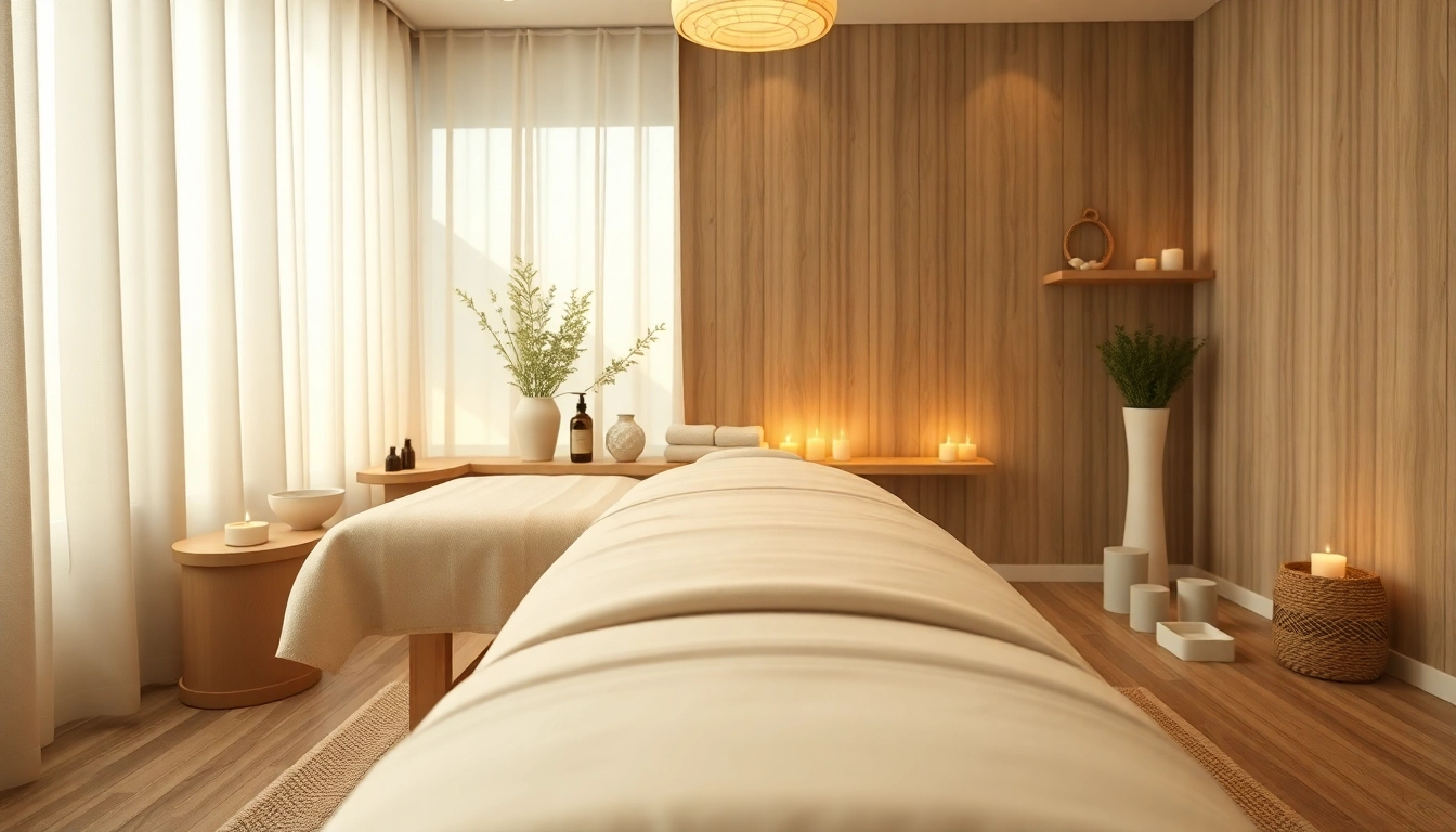 Relaxing home massage setup for professional 평택출장마사지 service