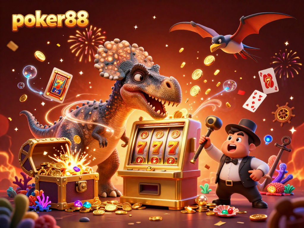 Menangkan jackpot di poker88 dengan pemandangan slot bertema prasejarah yang dinamis.