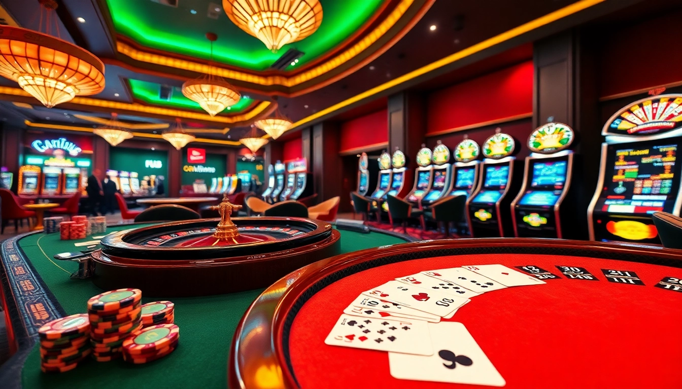 Experience thrilling gameplay with vibrant slot machines and poker tables at https://kingarthurcafe.com/menu