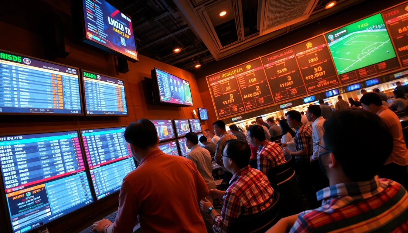 Taruhan SBOBET yang menarik dengan suasana ramai dan odds langsung yang dinamis.