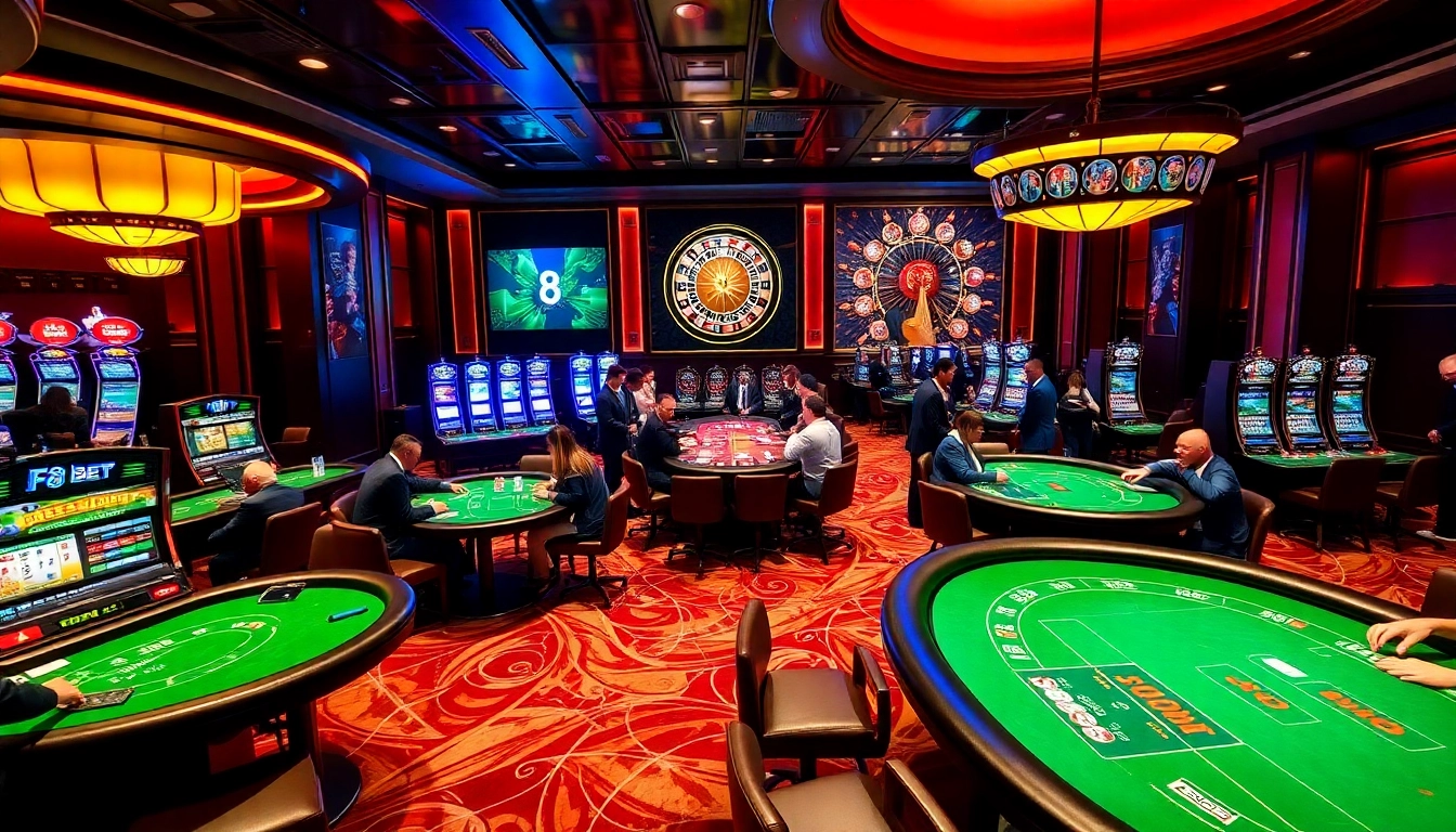 Experience the thrill of F8 BET with exciting casino games and vibrant gaming environments.