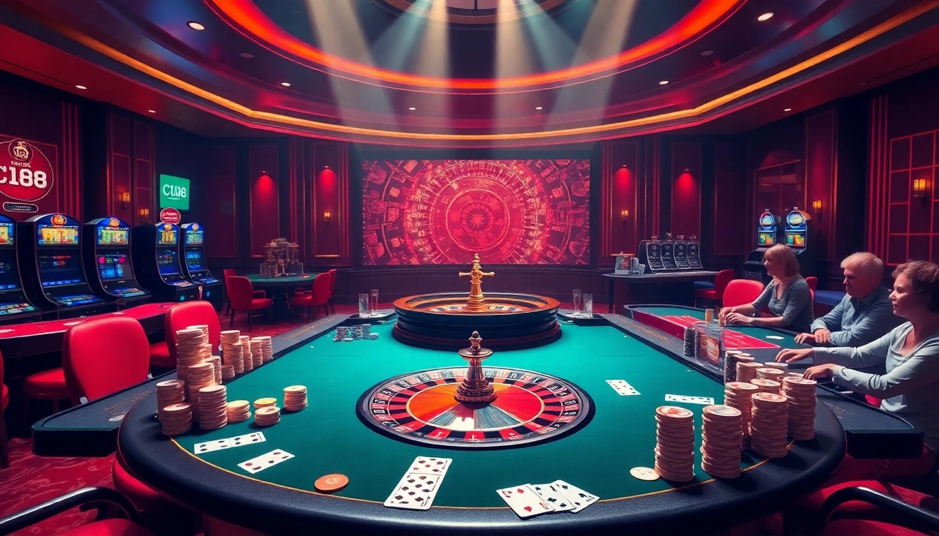 Engage in C168 casino excitement at a luxurious poker table under soft lighting.