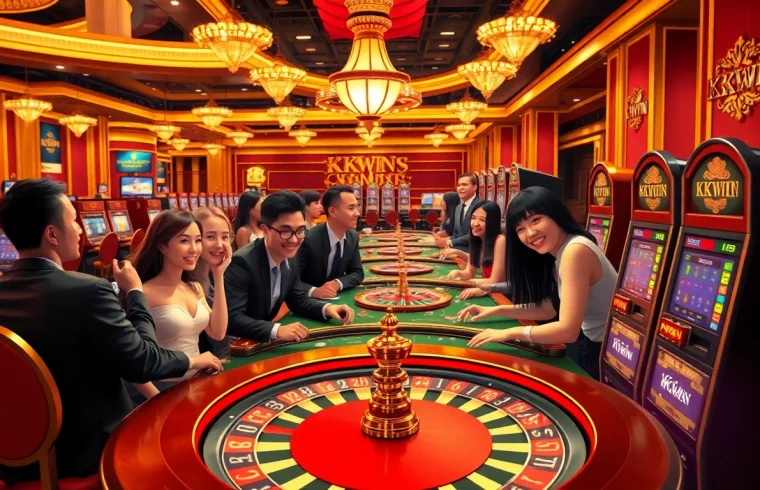 Experience the thrill of KKWIN with engaging gameplay at vibrant casino tables.