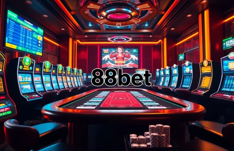 Experience the excitement of gambling at 88bet with vibrant casino tables and fast-paced gameplay.