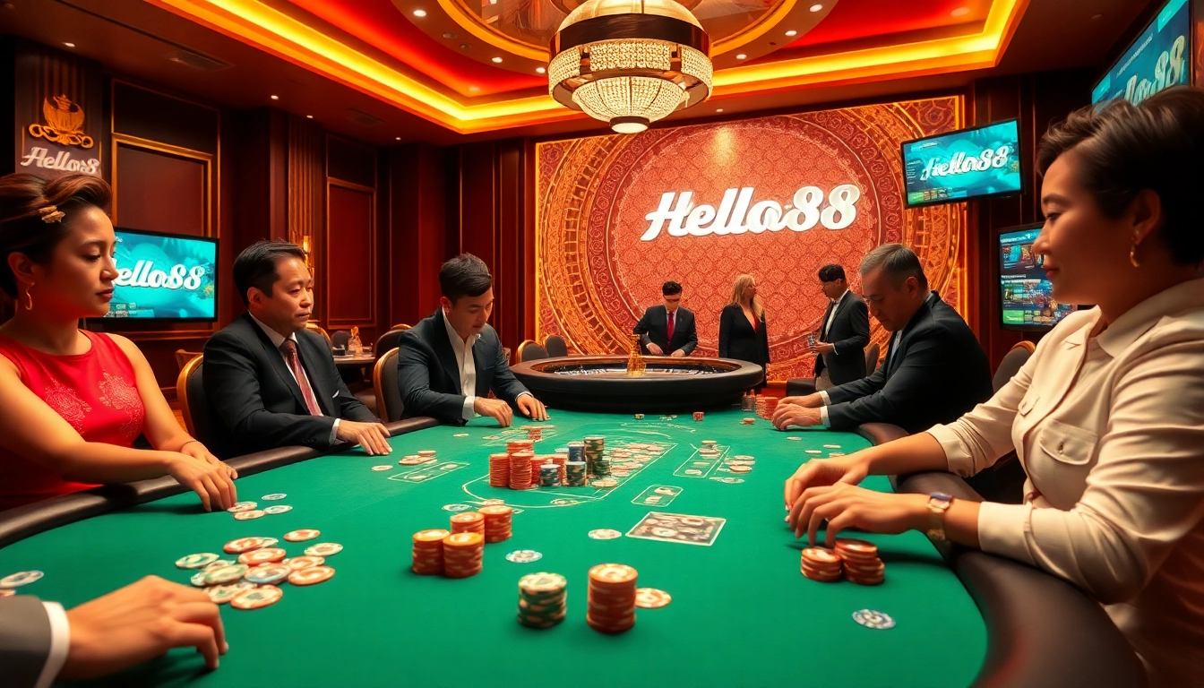 Hello88 offers an exhilarating casino experience with vibrant poker games and exciting winnings.