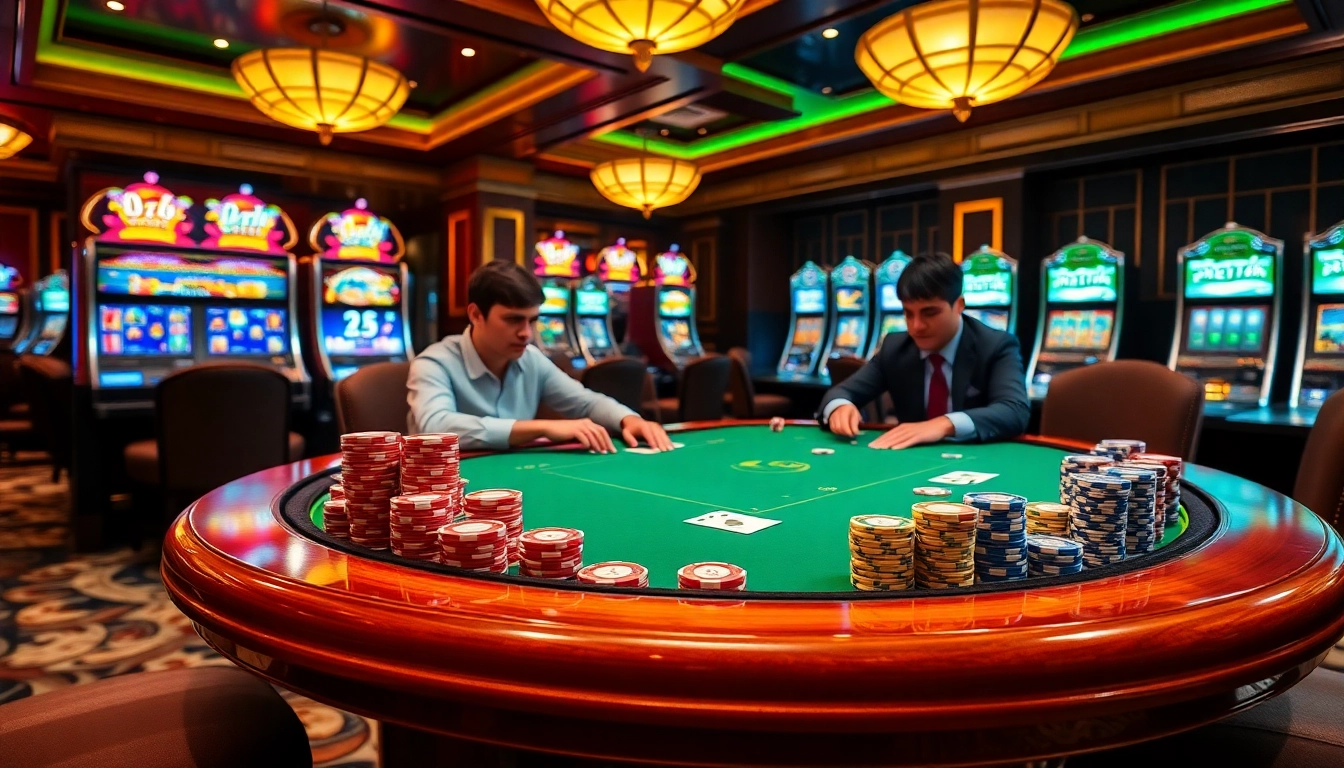 Intensify your strategy with game s8 amidst vibrant casino tables and thrilling poker action.