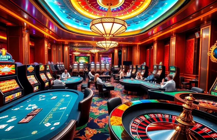 Experience the vibrant casino excitement at https://32win.capital with players enjoying poker, roulette, and lively slot machines.