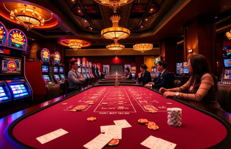 Players enjoying a vibrant poker game at Man88's luxurious casino platform.