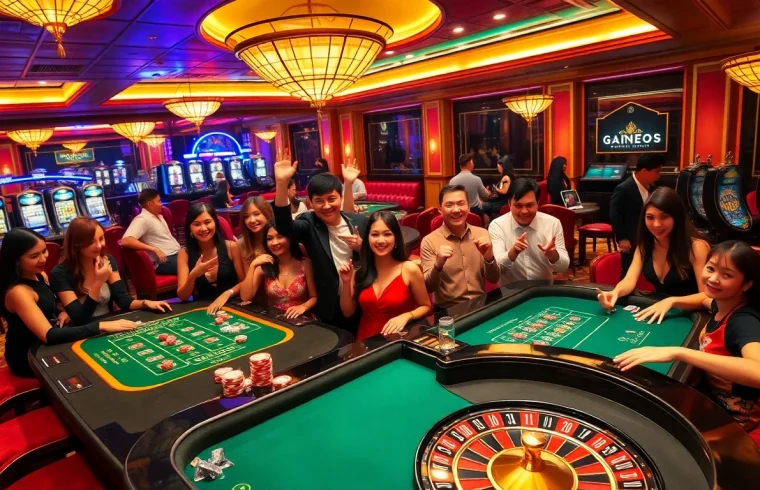Experience thrilling gambling action at 88i's vibrant casino tables filled with excitement.
