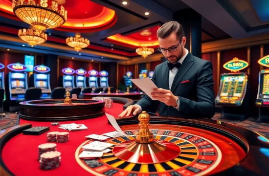 Experience the thrill of gambling at RR88 with a luxurious casino setting full of excitement.