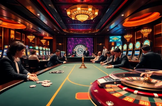 Indulge in the excitement of casino gaming at https://ecogreenbuilders.in/contact/ showcasing poker tables and roulette wheels.