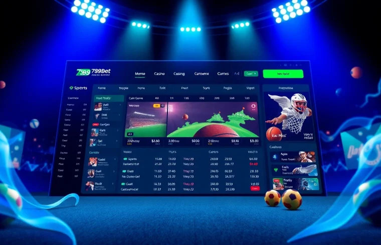 Interactive platform of 789bet.events showcasing vibrant online betting features.