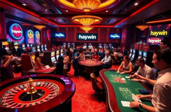 Join the excitement at haywin's luxurious casino gaming experience.