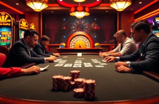 Trải nghiệm lối chơi hấp dẫn tại 24kclub với màn poker căng thẳng và không khí sòng bạc lấp lánh.