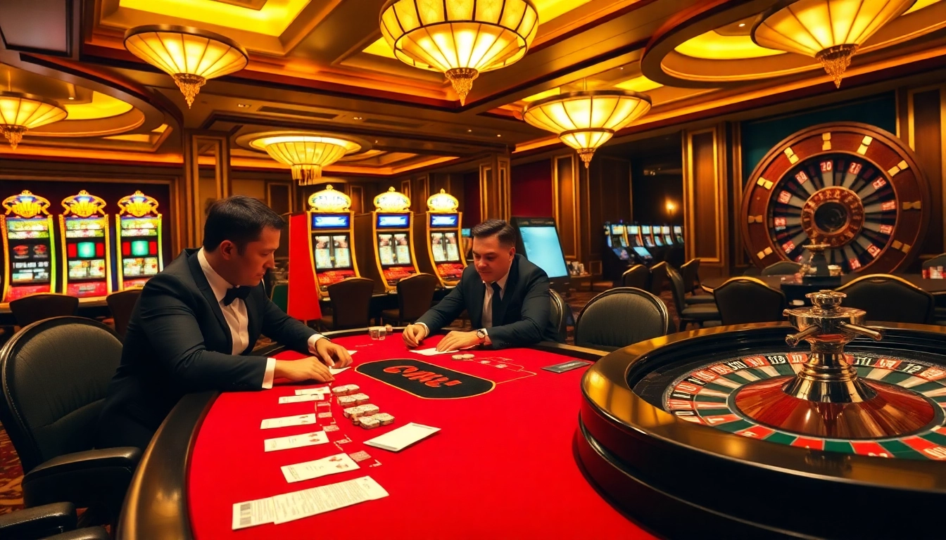 Experience high-stakes poker excitement at https://dn882.pro/ in a luxurious casino setting.