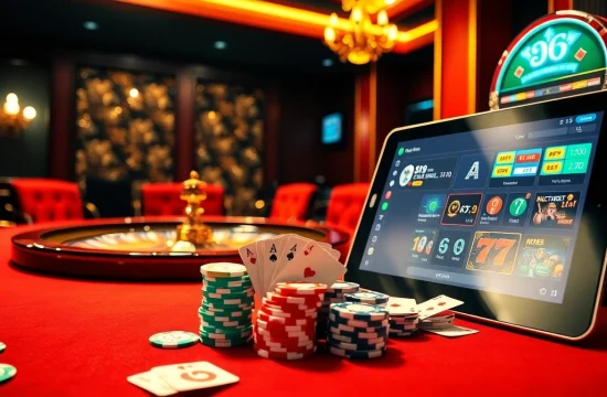Experience the thrill of live gaming at 789bet.events with poker chips on an elegant table.