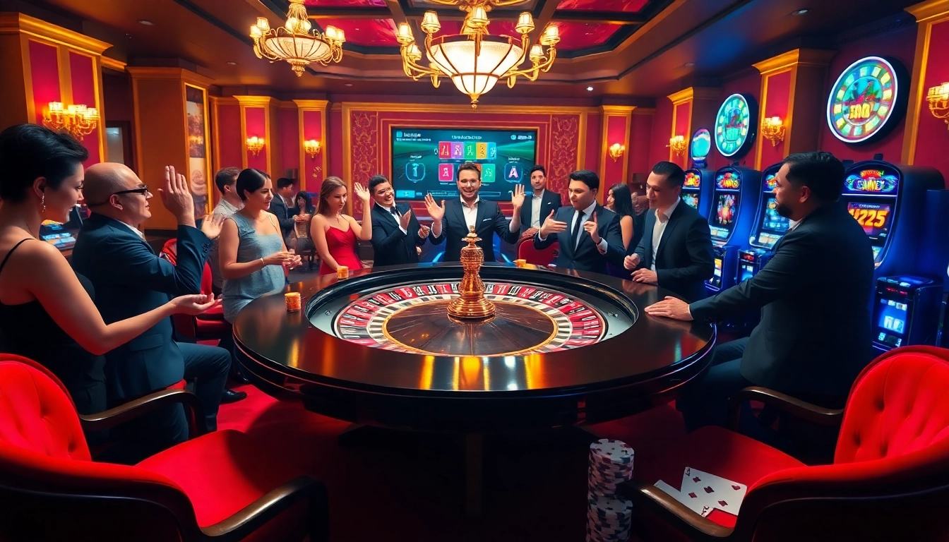 Experience thrilling casino action with https://13win01.app/, featuring roulette, poker chips, and slot machines.