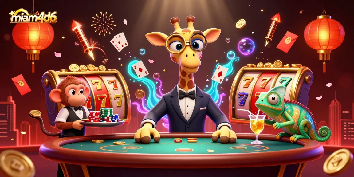 Experience thrilling moments at miami4d6 with a vivid cocktail mix at a luxurious casino.