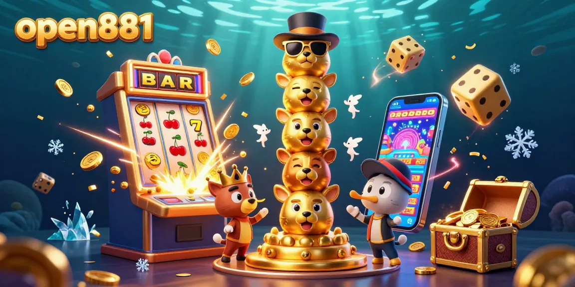 Engage in thrilling action with open881's vibrant casino adventure featuring golden totem poles and exploding jackpots.