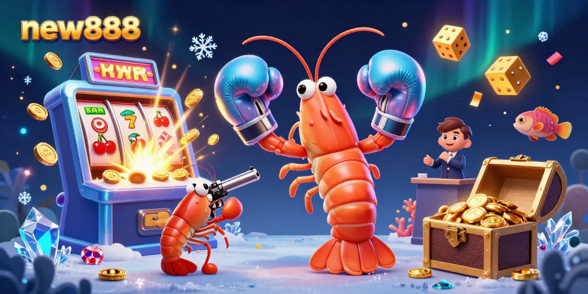 Experience the excitement of new888 with vibrant 3D casino characters and dynamic jackpot effects.