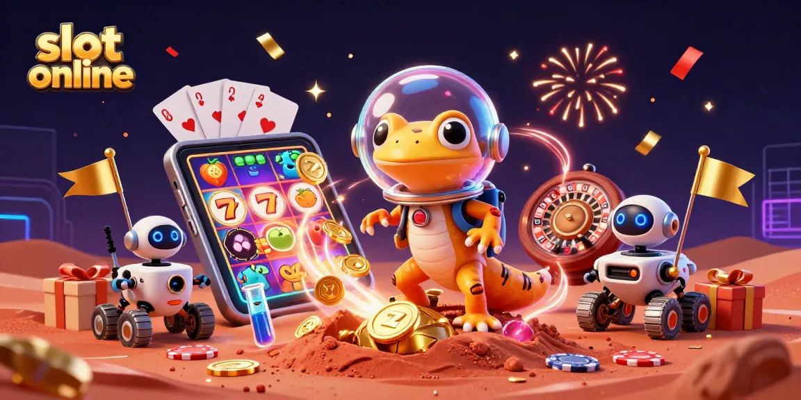 Slot online menawarkan petualangan seru dalam penemuan kasino emas di Mars.