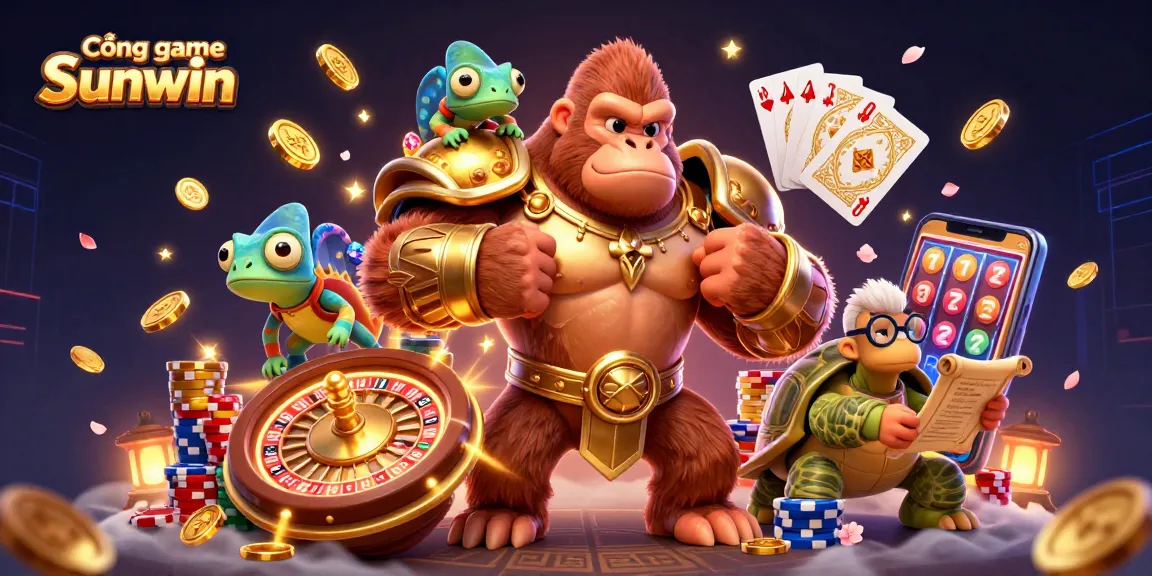 Experience the thrill at Cổng game Sunwin with exciting characters and dynamic gaming elements.