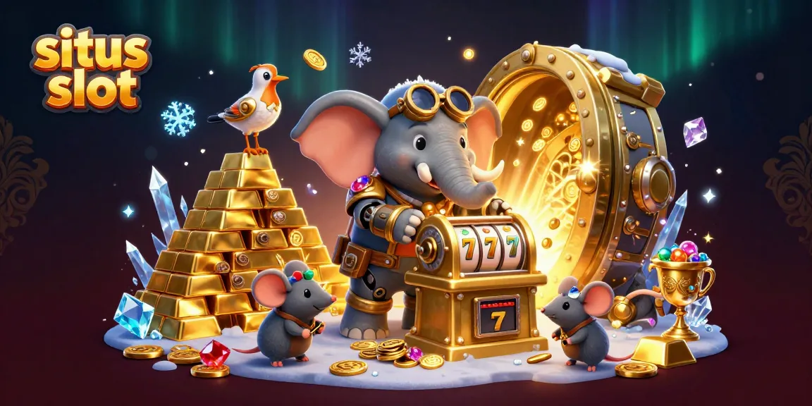 Menangkan permainan situs slot dengan mekanik unik dan elemen berkilauan di dalam gambar 3D ini.