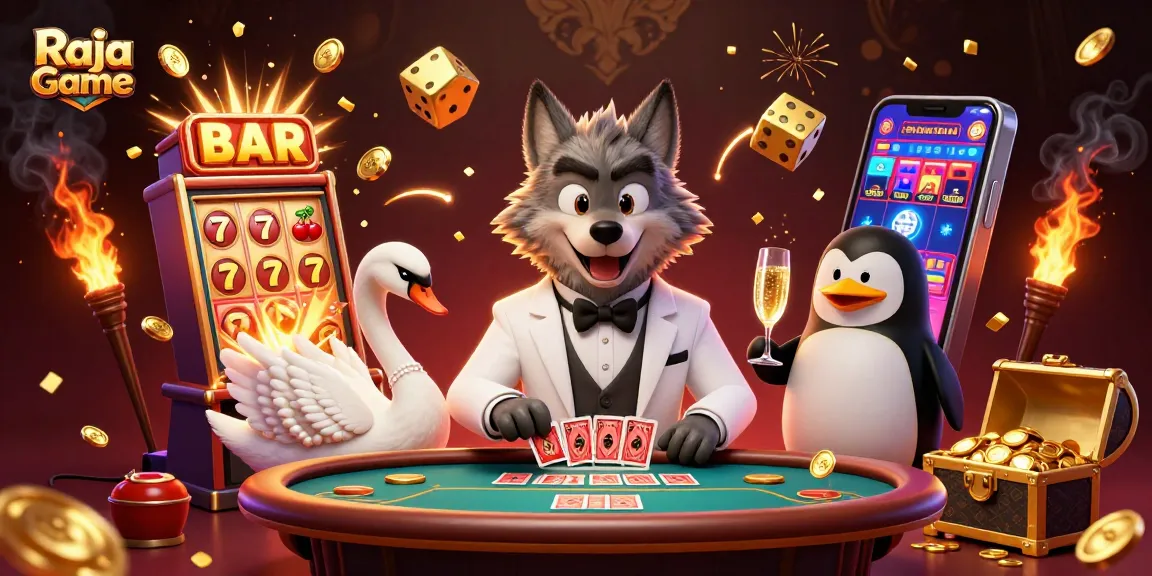 Experience the excitement of Raja Game with thrilling gameplay and dynamic casino elements in a vibrant scene.