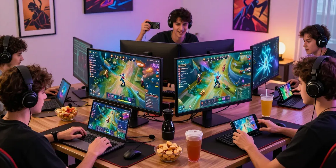 Engaging Mahajitu gaming experience with players immersed in vibrant online games.