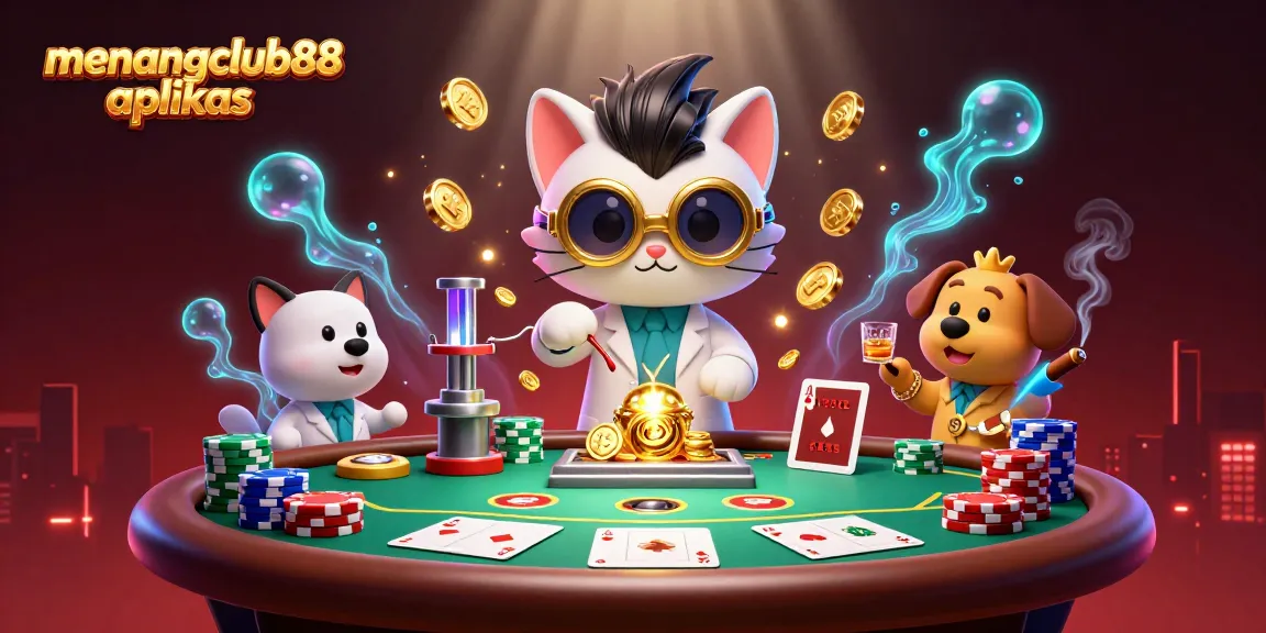 Engage in thrilling adventures with menangclub88 aplikas through exciting game experiences featuring a vibrant casino scene.